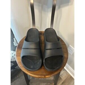 Oofos Unisex OOahh Recovery Slide Black Mens Size 13 Women’s 15 Comfort Sandal
